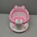 Baby Bath Seat for Babies 6 Months & up Non-Slip Toddler Bath Seats for Sitting Up Infant Bathtub Chair with Suction Cups and Soft Cushion for Baby Shower Tub Seat (Pink)