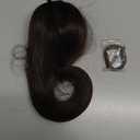 Short Drawstring Ponytail Hair Extension for Black Women 14 Inch Straight Ponytail with End Curls Synthetic Fake Hairpieces Dark Brown