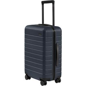 Away Bigger Carry-On Luggage, Lightweight Hardside Large Suitcase with Spinner Wheels, TSA Lock, Airline Approved, Navy Blue