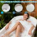 Bubble Bath Mat,Bubble Bath Massager for Smooth Bathtub 3-Speed Adjustable Tub Spa Massager with Non-Slip Suction Cups and Remote Control Ideal for Stress, Sore Muscles & Total Relaxation