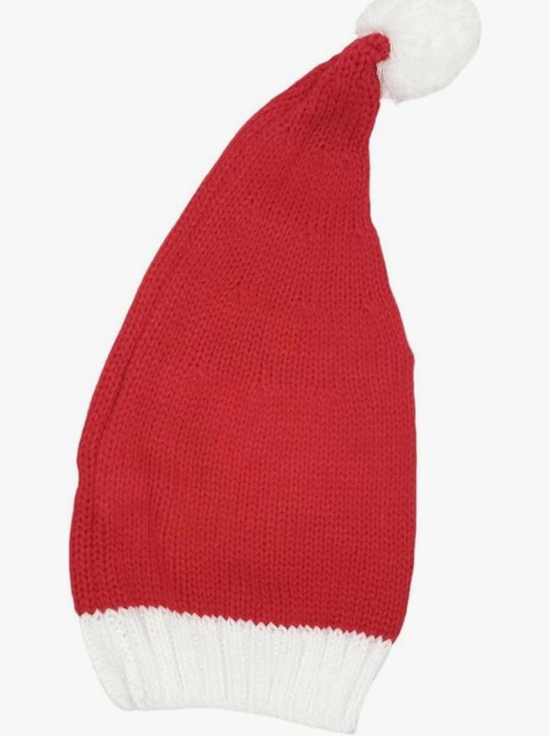 ILIIYUREB Knitted parent-child christmas hat festive dress up santa hat