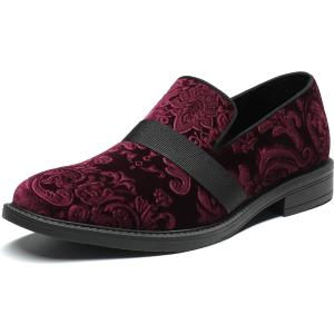 Bruno Marc Men's Dress Tuxedo Shoe Slip-on Classic Patent Leather Loafers, Size 8.5