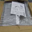 Moforoco 6-Tier Over The Door Pantry Organizer, Pantry Organization and Storage, Black Hanging Basket Wall Spice Rack Seasoning Shelves, Home & Kitchen Laundry Room Bathroom Essentials accessories (White)