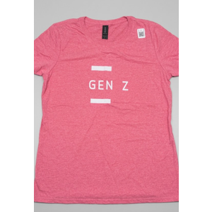 Gen Z T-Shirt Pink Small Size Women's