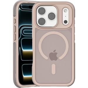 PULOKA for iPhone 17 Pro Max, Heavy Duty Shockproof Protection,Compatible with MagSafe Accessories,Drop Proof 17 Pro Max Cover (Gold)