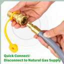 Upgraded 8216842R04 Natural Gas Conversion Kit, Compatible with Char-Broil Commercial and Signature Series Dual Fuel Grills (2020 and Newer), Converts Propane to Natural Gas