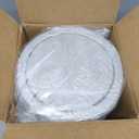 Mini Trash Can with Lid, Desktop Small Trash Can Recycling Bin Cute Metal Garbage Can for Tabletop Countertop Use,Stainless Steel 0.4Gal/1.5L Waste Bin for Office Parlor Car Bedroom,Swing Lid Open (White)