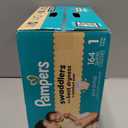 Pampers Swaddlers Diapers, Size 1 (8-14 lbs), 164 Count, Absorbent, Keeps Baby Dry and Comfortable, Skin Safe Disposable Baby Diaper