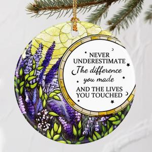 Christmas Ornaments, Going Away, Goodbye, Farewell Gifts for Coworkers - Retirement, Coworker Leaving Gifts for Women, Men - Leaving Job, Moving Away Presents for Friends, Boss, Work Bestie - Design H