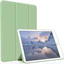 Case for iPad Air 2 (2nd Generation) 9.7 Inch, Lightweight Slim Auto Sleep/Wake Trifold Stand Smart Cover, Soft TPU Case for iPad Air 2nd Gen(2014 Released), Matcha Green