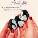 Handmade 20th Wedding Anniversary Card for Couple, Handcrafted 20 th Anniversary Card Gift for Wife or Husband, Happy 20th Cards for Women and Men, Cute Hand-painted Penguin Card