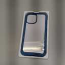 Miracase Glass Case for iPhone 13 Pro Max 6.7 inch, 2023 Upgrade Full-Body Clear Bumper Case with Built-in 9H Tempered Glass Screen Protector, Capri Blue