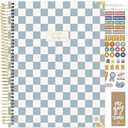bloom daily planners HARDCOVER 2026 Planner (January to December) - 8.5” x 11” Weekly & Monthly Dated Agenda Organizer Book with Stickers & Tabs - Checkered