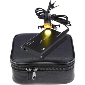 3W Portable Black Dental LED Headlight, Head Light, Headlamp With Filter for Dental Surgical Medical Binocular Loupe