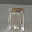 Subekyu 3 Tier Letter Tray Paper Organizer with Handle, 1 PC Sliding Tray, White Metal Mesh Desk File Folder Paper Sorter Organizer for Home Office School Desk Supplies Organization Storage (12.6" x 9.1" x 8.1")