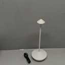 1 PACK NEWSEE Modern Cordless Table Lamp Portable LED Desk Lamps, 5000mAh Rechargeable Battery Operated Lighting for Bedroom Dining Room Restaurant Coffee Shop Camping Night Light (White)