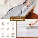 Fitted Bed Sheet Straps Bedroom Bed Sheet Holder Sheet Fasteners Keep Sheets in Place Elastic Sheet Strap Mattress Sheet Holders for All Mattress Sizes (Twin)