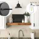 BRIGHTESS #80 Retro Black Wall Sconce Lighting Barn Flat Lights Industrial Vintage Farmhouse Wall Lamp Outside Led Light Fixtures E26 Bathroom Kitchen Bedroom Hardwired