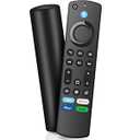 Replacement Voice Remote Control for All Fire-Series, TV Cube/ Stick, Compatible with Stick 4K Max/ 4K (1st/ 2nd Gen), Stick (2nd/ 3rd Gen)/ Lite/ HD, Fit for Insignia/ Toshiba/ Pioneer Smart TV, for Roku
