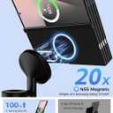 Magnetic Wireless Charger for Samsung, 3 in 1 Super Fast Charging Station Compatible with MagSafe, Phone Charger Stand for Samsung Galaxy S26 Ultra S25 Z Fold/Flip 7, Watch Ultra 8 7 6, Buds 4/3 Pro
