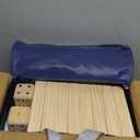 Giant Tumble Tower Games for Kids and Adults 57 Blocks New Zealand Pine Wooden Blocks Stacking to Over 4.2FT Family Game for Indoors Outdoors Yard Games for Family