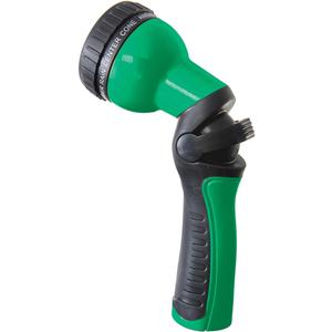 Dramm One Touch Revolution 9 Pattern Spray Gun with Thumb Control Water Flow, Perfect for Water Restricted Areas when Watering Plants, Pots, Baskets, Vegetables, Green