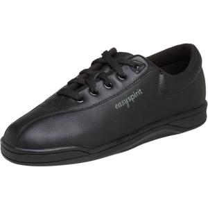 Easy Spirit Women's AP1 Leather Walking Shoe (8 Wide, Black)