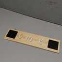 Yousoontic Epiphany Day Home Blessing Sign Catholic House Holiday Door Decorations Three Kings' Day Epiphany Gift Housewarming Wood Sign Christ Bless This House Door Mark, 15.75 x 3.94 x 0.39in