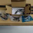 Amazon Basics Adjustable Easy to Install Blackout Curtain Rod for Bedroom and Living Room, 88" to 120", Black