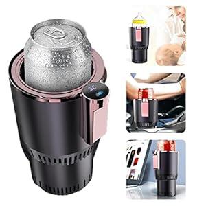 Smart Cup, 2 in 1 Car Drink Cooler Warmer, Car Coffee Cup Cooler Warmer, Personal Thermoelectric Cooling Cup, Mug Holder with Cooling and Heating Functions, Car Cooler Cup 