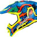 Adult Motocross Helmets ATV Dirtbike BMX MX Offroad Adventure UTV Helmets DOT Approved (Large, Thorn Jungle)