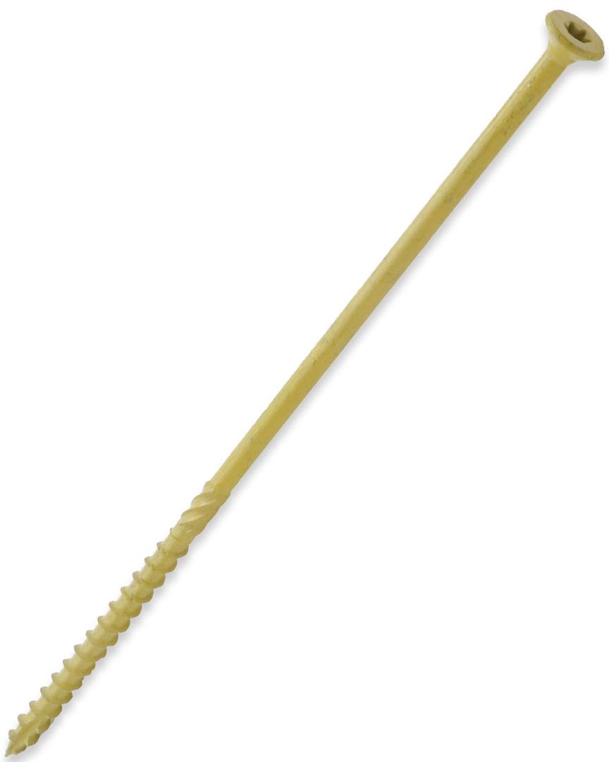 IMScrews #14 x 8 Structural Timber Screws (75 Pcs), Heavy Duty Landscape & Log Fasteners, Replaces 3/8" Lag Bolts, Exterior Rust Resistant, T30 Star Drive for Retaining Walls, No Pre-Drilling