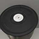 IMIPAW Automatic Cat Feeder, 3L Timed Pet Dry Food Dispenser with Clog-Free Design, Programmable, Dual Power Supply, Desiccant Bags, Auto Feeder for Cats, 1-6 Meals Per Day, with Stainless Steel (White Black)