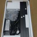 TUTOTAK Small End Table with Charging Station, Narrow Side Table with USB Ports and Outlets, Skinny Sofa Table, Slim Nightstand, Living Room, Bed Room, Black TB01BK060 (2-Tier7.9"D x 15.8"W x 22.5"H)