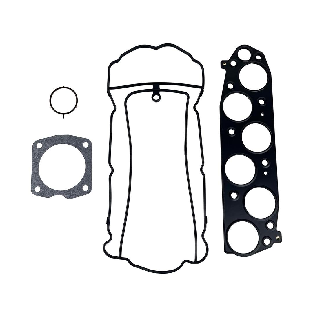 MS19700 Intake Manifold Plenum Gasket Set for Honda Accord Pilot Odyssey Acura TL MDX RDX – J35 V6 Engine – Replaces 037-4889 – Premium Rubber & Aluminum – 2005-2017 Compatible