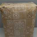 PALASSIO Beige Paisley 100% Cotton Quilt California Cal King Size Bedding Sets with 2 Pillow Shams, Oversized Boho Floral Farmhouse Vintage Soft Bedspread Shabby Chic Coverlet for All Season, 3 Pieces