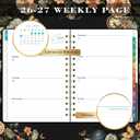 2026-2027 Planner - Academic Planner 2026-2027, July 2026 - June 2027, 6.4" x 8.5", Weekly and Monthly with Tabs, Back Pocket + Thick Paper - Butterfly