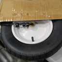 4.80/4.00-8" Pneumatic Tire and Wheel Assy,2PR (Air Filled)- 5/8"or 3/4" Powdered Metal bushings and 3"or 6"Center Hub, for Wheelbarrows,Garden and Utility Carts,Trolleys,Wagon and More, 16