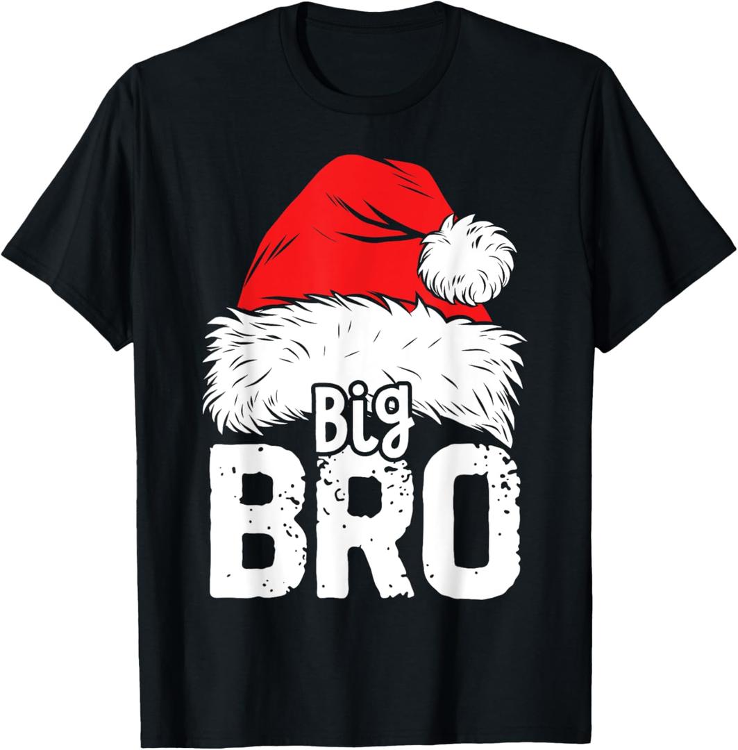Brother Big Santa Christmas Family Matching Pyjamas Xmas Bro T-Shirt