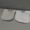 7 Pack Baby Cotton Absorbent Bibs for Drooling Teething