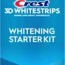 Crest 3D Whitestrips Whitening Starter Kit – Teeth Whitening Kit, 10 Treatments, Each with 1 Upper/1Lower, 20 Strips – Crest 3DWhite Teeth Whitening Strips