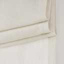 NICETOWN Linen French Door Curtain No Drill Roman Shades for Windows, Ivory Solid Cordless Blinds for Farmhouse Door Window Covering with Light Filgtering, W26 x L40, 1Pc