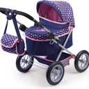 Bayer Design Baby Doll Trendy Pram Blue, Pink