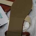 Rekayla Flat Elastic Sandals for Women (6, Beige)