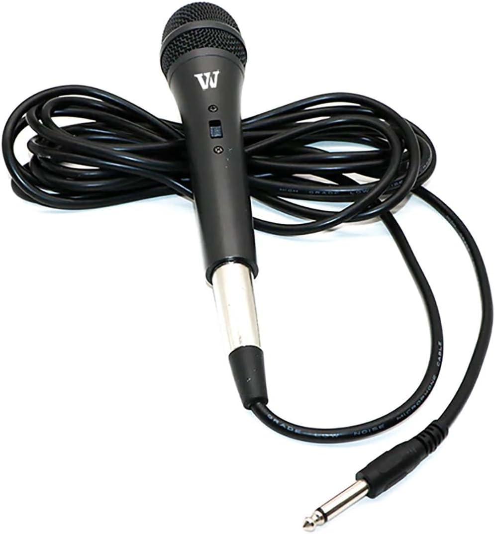 WinBridge Handheld Wired Dynamic Microphone, Professional Vocal Mic with Cable for Karaoke, Podcasting,Live Performance,Includes 9.8 ft XLR Audio Cable to 1/4'' Audio Connection,S7