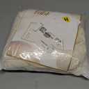 Wish Care Ivory Tulle Tablecloth 48 Inch Spandex Elastic Round Table Cloths Ruffle Tutu Skirt 4ft Wrinkle Free Stretch Fitted Round Table Cover for Bridal Shower Wedding Birthday Party Banquet Cake