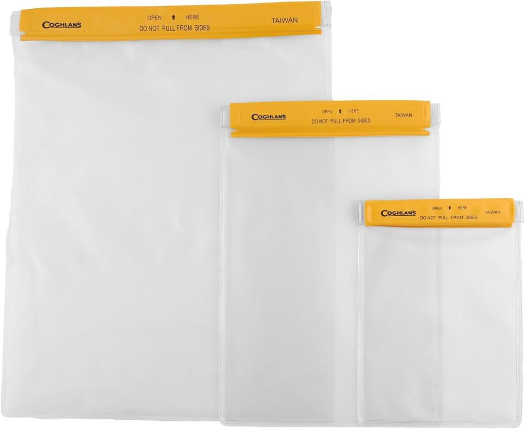 Coghlans Waterproof Pouch Set (One Size, Clear)