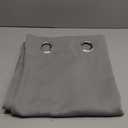 Hiasan Blackout Curtains for Bedroom, 60 x 63 Inches Length - Thermal Insulated & Energy Saving Window Curtains for Living Room, 2 Drape Panels Sewn with Tiebacks, Greyish White