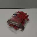 Christmas Traditions 6 inch Red Snowflake Ornaments (Set of 18) Glittered Hanging Tree Decorations (Red)