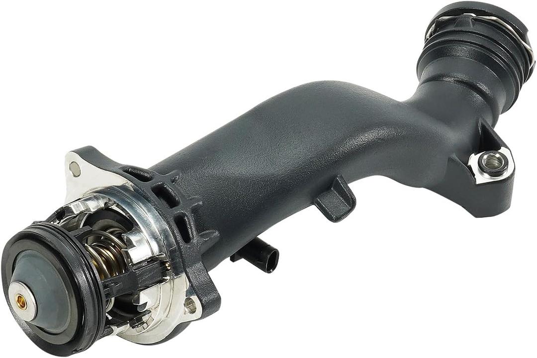 2782000615 Aluminum Engine Coolant Thermostat Housing Compatible with 2011-2017 Mercedes-Benz CL550 CLS550 E550 GL450 GL550 ML550 S550 SL550 CL63 AMG 4.7L 5.5L